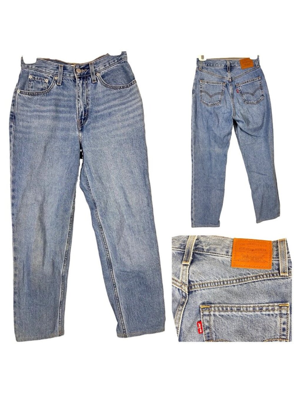 Levis Premium 80s Mom Jeans Womens Denim size 25 26x25 True Custom Fit